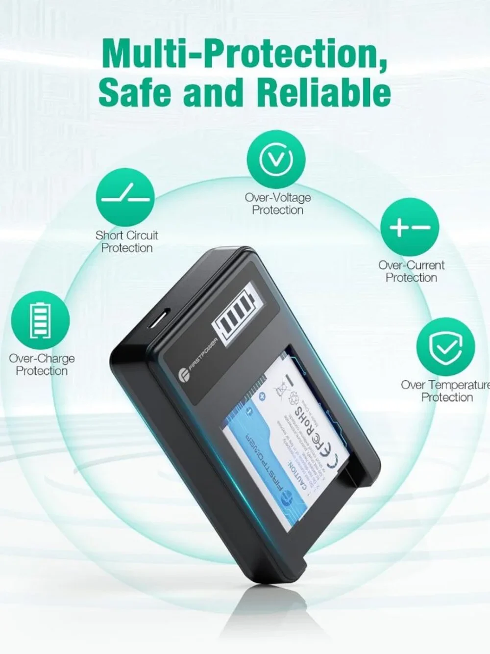 Rechargeable Battery Charger Kit for Canon PowerShot Elph 360 & More - Fast